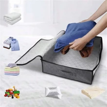 1/2/3pcs Bed Bottom Items Large Capacity Storage Bag For Dorm Home Quilt Clothing Dust-Proof Moisture-Proof Foldable Organizer School Supplies School Accessories Back To School University Students Organizer School Organizer Bags Teacher Storage Bags