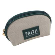 Crescent Shape Makeup Bag, Small Diamond Pattern Cosmetic Bag For Purse, Minimalism Makeup Pouch For School Cosmetic Bag For College Back To School Supplies Cosmetic Storage School Stuff Dorm Essentials Room Stuff Bag Organizer Holiday Essentials - Multicolor - View 10