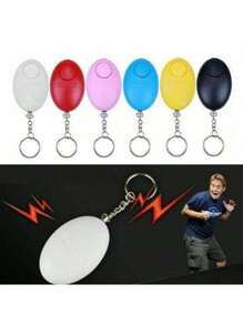 1pc Multi-Function Self-Defense Anti-Wolf Alarm Tool, Unisex Zinc Alloy Anti-Assault Alarm Device, Annual Gift For Loved Ones Car Accessories Bag Charm School Letter Cute Goth Y2k