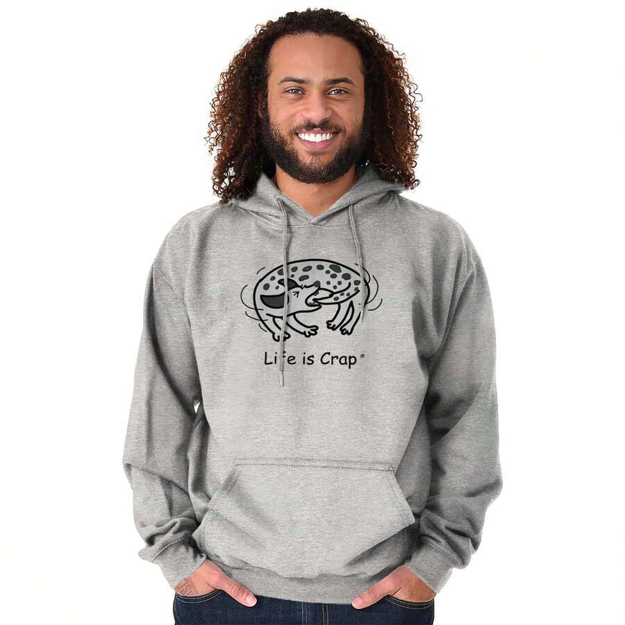 Dog Chase Tail Funny Pet Owner Hoodie Sweatshirt Men - Sport Grey - View 1