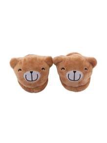 1 paire de chaussures poupée en peluche de forme animale mignonne pour poupées de 18 pouces, modèle cochon/tigre/lapin, chaussures de poupée, chaussures de bébé poupée