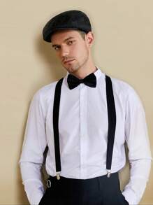 2/3/4/5 pièces D EXCEED Accessoires pour hommes des années 1920 : béret Gatsby, vêtements, accessoires vestimentaires des années 1920 pour hommes, pour Halloween, bal de promo