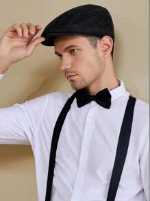 2/3/4/5 pièces D EXCEED Accessoires pour hommes des années 1920 : béret Gatsby, vêtements, accessoires vestimentaires des années 1920 pour hommes, pour Halloween, bal de promo