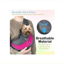 Pet Dog Backpack Carrier Breathable Mesh Travel Leash Bag, Great Christmas Holiday Gift For Dogs & Cats Cat Carrier Cat Backpack Bike Trailer - Multicolor - View 7