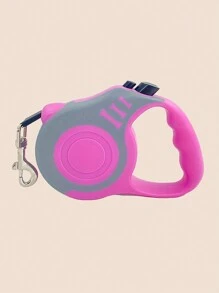 HOLAPET 1pc Retractable Telescopic Bone-Shaped Dog Leash - Hot Pink - View 13