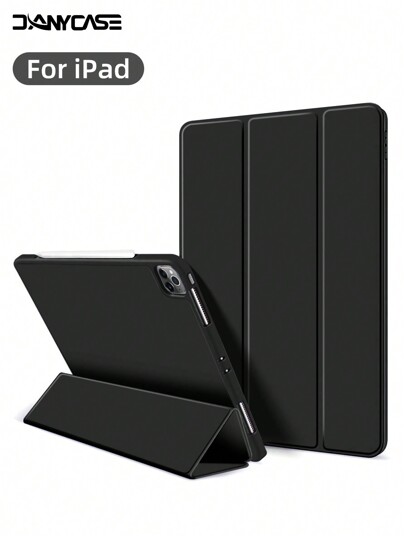 DANYCASE Protective Case With Pencil Holder For IPad A16 2025 Air 11'' 13" M2 M3 Pro 11 13 M4 2024 Air 5 4 10.9 Air 3 10.5 9th 8th 7th Generation 10.2 5th 6th 9.7 Mini 6 Cover