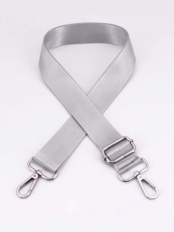 Solid Color Simple Adjustable Suspender Strap, Portable & Durable Bag Strap