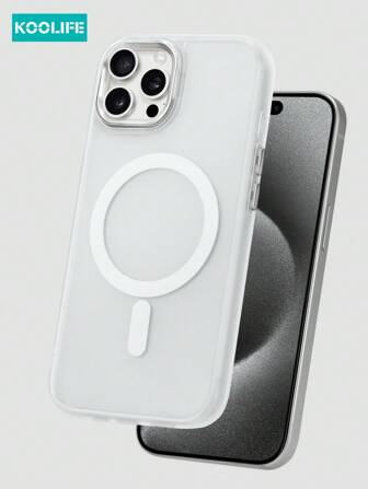 1 件 Koolife 亲肤电镀磨砂磁性保护壳，防滑防摔，亲肤磨砂，超薄硬壳，PC+TPU，适用于 17 ProMax/17/17 Pro/17 Air/16/16 Pro/16 Plus/16 ProMax/11/11 Pro/11 ProMax/12/12 Pro/12 ProMax/13/13 Pro/13 ProMax/14/14 Plus/14 Pro/14 ProMax/15/15 Pro/15 Plus/15 ProMax、S25 Ultra/24 Plus/23/22