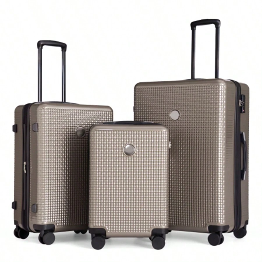 Luggage Sets VIPBOX 3-Piece Hardshell Luggage Set – Lightweight PC
