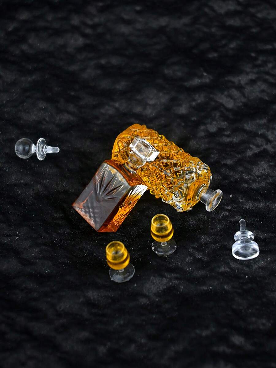 1pc 112 Dollhouse Miniature Wine Bottle Replica Model, Toy Food