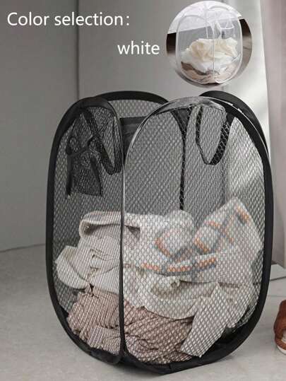 1 Pc Household Laundry Basket,Toy Storage, Laundry Storage, Woven Mesh Laundry Hamper Love Valentine