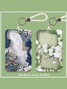 Vỏ bảo vệ 3 inch Vòng đeo tay lò xo Acrylic trong suốt Yếu tố hình bướm trong suốt Móc chìa khóa nhẹ Mặt dây chuyền có phụ kiện lò xo Tùy chọn Phụ kiện dễ thương cá nhân để sử dụng hàng ngày Ví đựng thẻ sinh viên Ví đựng danh thiếp Ví đựng thẻ tín dụng Ví đựng thẻ ID dành cho phụ nữ Ví đựng thẻ - Nhiều màu - Xem 1