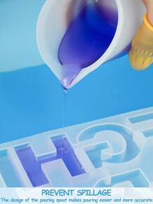 Silicone Resin Measuring Cups Tool Kit- 250 & 100 Ml Measure Cups, Silicone Popsicle Stir Sticks, Pipettes, Finger Cots For Epoxy Resin Mixing, Molds, Jewelry Making, Waxing, Easy Clean - Resin Tools Kit - View 7