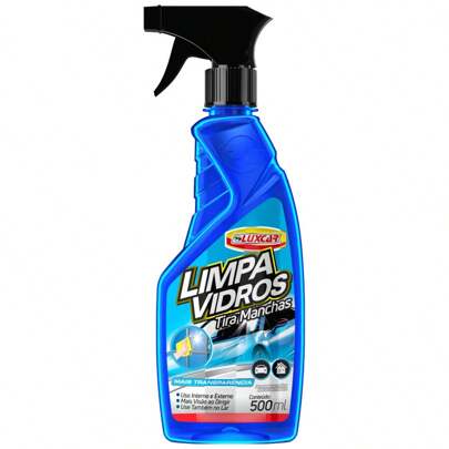 Limpador de Vidros Anti-Manchas e Anti-Embaçamento Luxcar 500 ML, Óculos