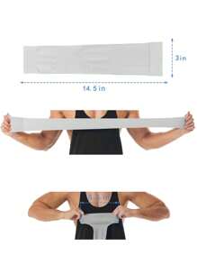 Mangas para el brazo para hombres y mujeres, protección solar, mangas deportivas de refrigeración, cubiertas para los brazos, guantes blancos, calentadores de brazos, atuendos de otoño, disfraces de Halloween, mangas negras para el brazo, regalos para hombres - B - Ver 5