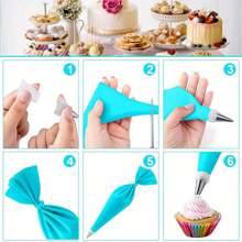 492pcs/Set Cake Turntable, Baking Pans, Piping Tips, Baking Tool Kit, Cake Decorating, Icing Nozzles, Pastry, Cupcake, Baking Accessories, Cake Decorating Tools, Baking Tools, Cream, Cookies, Kitchen Gadgets