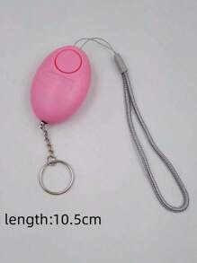 1pc Multi-Function Self-Defense Anti-Wolf Alarm Tool, Unisex Zinc Alloy Anti-Assault Alarm Device, Annual Gift For Loved Ones Car Accessories Bag Charm School Letter Cute Goth Y2k