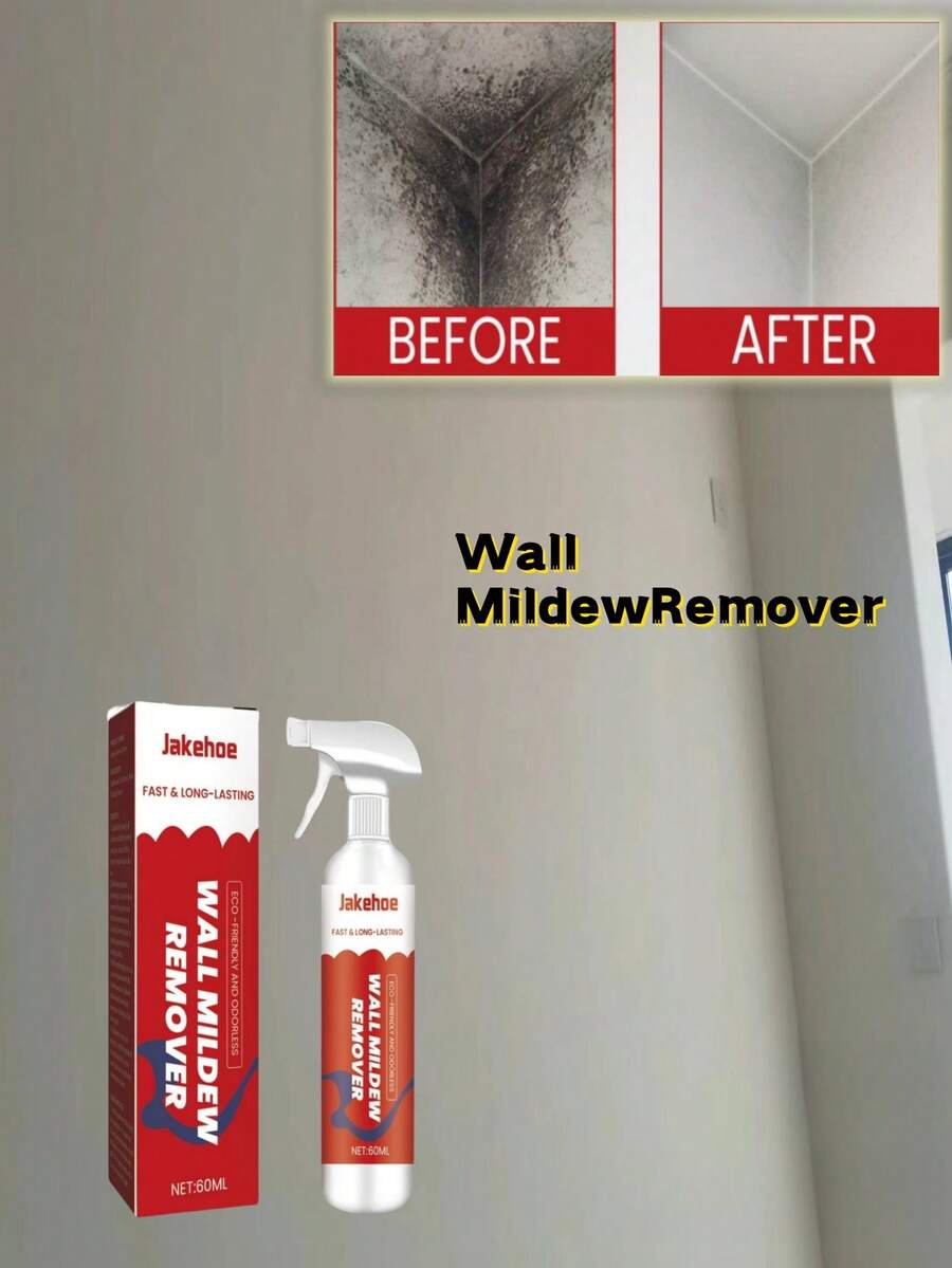 Mold Removal Spray For Walls, Bathroom Tiles, Floors - Anti-Mold Cleaning Solution (Random New ...