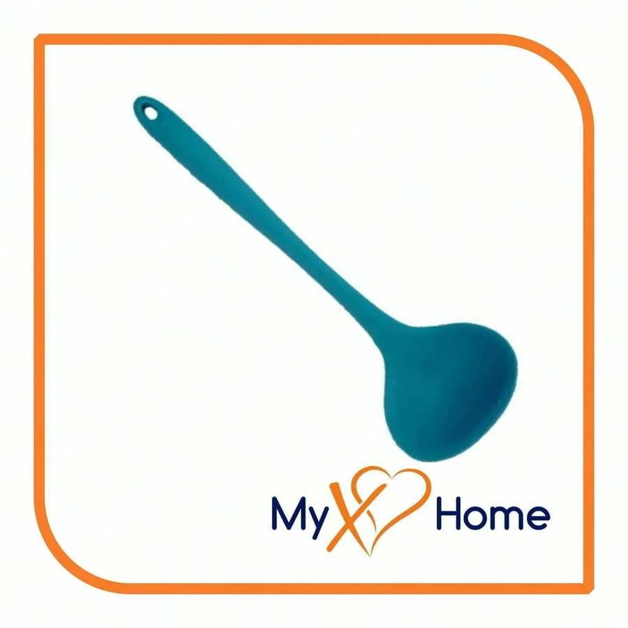 My Xo Home 8" Light Blue Silicone Ladle By MyXOHome (1 2 4 Or 6 Ladles) - Nhiều màu - Xem 1