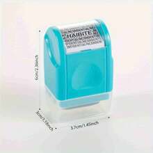 家长老师练习手写滚轴印章 虚线设计 ABS树脂 英文文字 日常办公用品,办公用品,玩具,教师用品,返校 - 彩色 - 查看 4