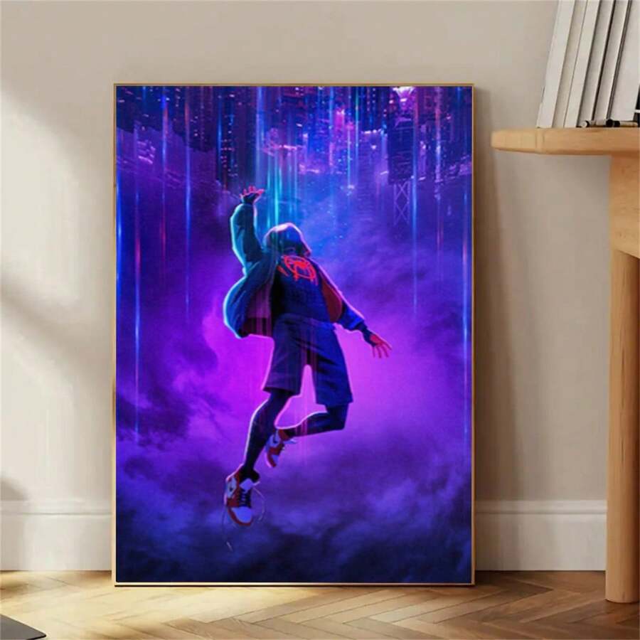 1 件无框超级英雄印刷品、电影海报、复仇者联盟、漫画、墙壁艺术、儿童房装饰复仇者联盟超级英雄壁画、超级英雄印刷品、超级英雄墙壁艺术、复古电影海报、极简主义艺术、复古海报、现代艺术、家居装饰、电影海报 - 适用于卧室浴室卫生间客厅办公室家居装饰走廊装饰 - 无框 - 紅色 - 查看 1