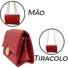 Bolsa Sys Feminina Pequena Alça Corrente Mod.F22-703#