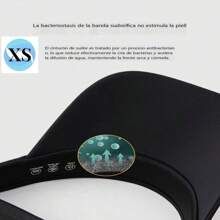 Sombrero de sol de seda de hielo - Negro - Ver 3