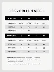 MASKERT Bộ thể thao nữ Bộ thể thao chơi gôn Bộ thể thao quần vợt Bộ thể thao Yoga Quần thun cao Váy Áo ba lỗ Bộ tập luyện - trắng - Xem 8