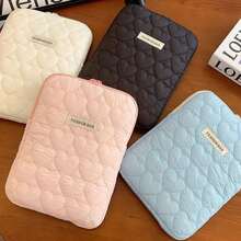 1pc Fashionable And Simple Plaid Anti-Collision 11-Inch Tablet Inner Bag 13-Inch 14-Inch 15-Inch Hand File Bag Laptop Bag Back To School