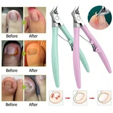 1pc Plain Eagle Beak Nail Clipper Slanted Toenail Nipper - Multicolor - View 3