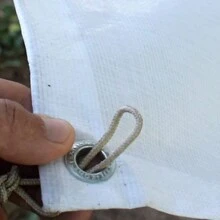 Lona Branca Impermeável Piscina Forro Cobertura 100 micras Proteção Chuvas 4x3 Metros