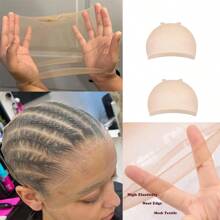 HD Wig Cap,  Wig Caps Ultra Thin, Transparent Wig Cap For Lace Front Wig Stretchy Nylon Wig Caps For Women