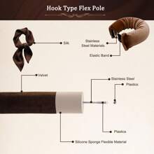 Satin Heatless Hair Curlers Curling - Overnight Blowout Curls Rods For Hair - Flexi Rods For Heatless Curls - No Heat Hair Curlers To Sleep In - Curling Rod Curlers For Short Hair