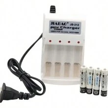 PAQUETE DE PILAS RECARGABLES AAA - Blanco - Ver 2