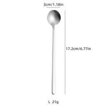 Stainless Steel Coffee Spoons,Stirring Spoons, Cocktail Stirring Spoons For Coffee Tea Dessert Cake Ice Cream Cappuccino