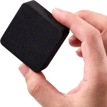 12 包磁性白板干擦黑板清洁剂，适用于教室、家庭和办公室（黑色） - 黑色 - 查看 8