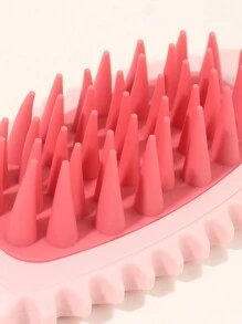 1 pieza Cepillo multifunción para lavar el cabello, cepillo de champú de mango largo para uso en salón para limpieza profunda y rizado/peinado, peine para cabello mojado y seco peines peine pelo cepillo pelo de peines cepillo pelo - Multicolor - Ver 4