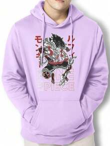 Angry Hoodie Kangaroo Blouse WPJ1 - 中紫紅色 - 查看 1