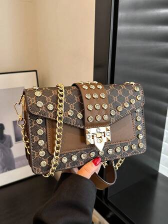 Bolso de hombro/bandolera vintage versátil y de moda para mujeres de mediana edad