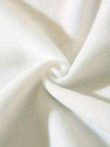 Houston 1989 Bald Sweatshirt (FRONT) Round Collar Men's Women's Flannel Coat Unisex Cold Winter Cotton Blouse - 白色 - 查看 3