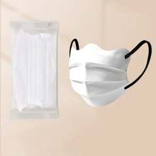 10pcs/Pack Disposable Colorful Face Masks With High Aesthetic Value For Women, Breathable And UV Protection - Multicolor - View 12