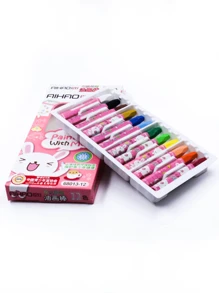 CRAYOLAS OF 12 OIL COLOR - PASTEL. - Pink - View 2