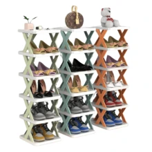 Rosalyra Beauty Shoe Rack Shoe Organizer Tennis Shoes Slipper Shelf Premium Multipurpose 5-Tier Shoe Organizer - Nhiều màu - Xem 2