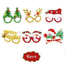 18pcs Assorted Christmas Decoration Glasses Set, Holiday Gift Headbands, Hair Hoops, Clapper - Dark Grey - View 5