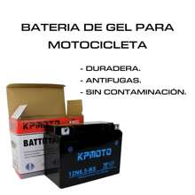 Bateria De Gel Para Moto 12n6.5-bs Ft dm 125 z At Cargo - Unitalla - Ver 2