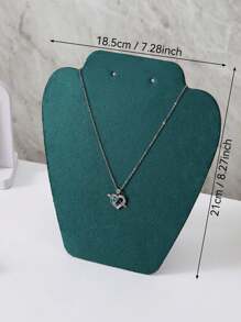 1pc Foldable Necklace Display Board, Portable Jewelry Display Stand For Home Organization, Showcase Display Gifts Women Girls