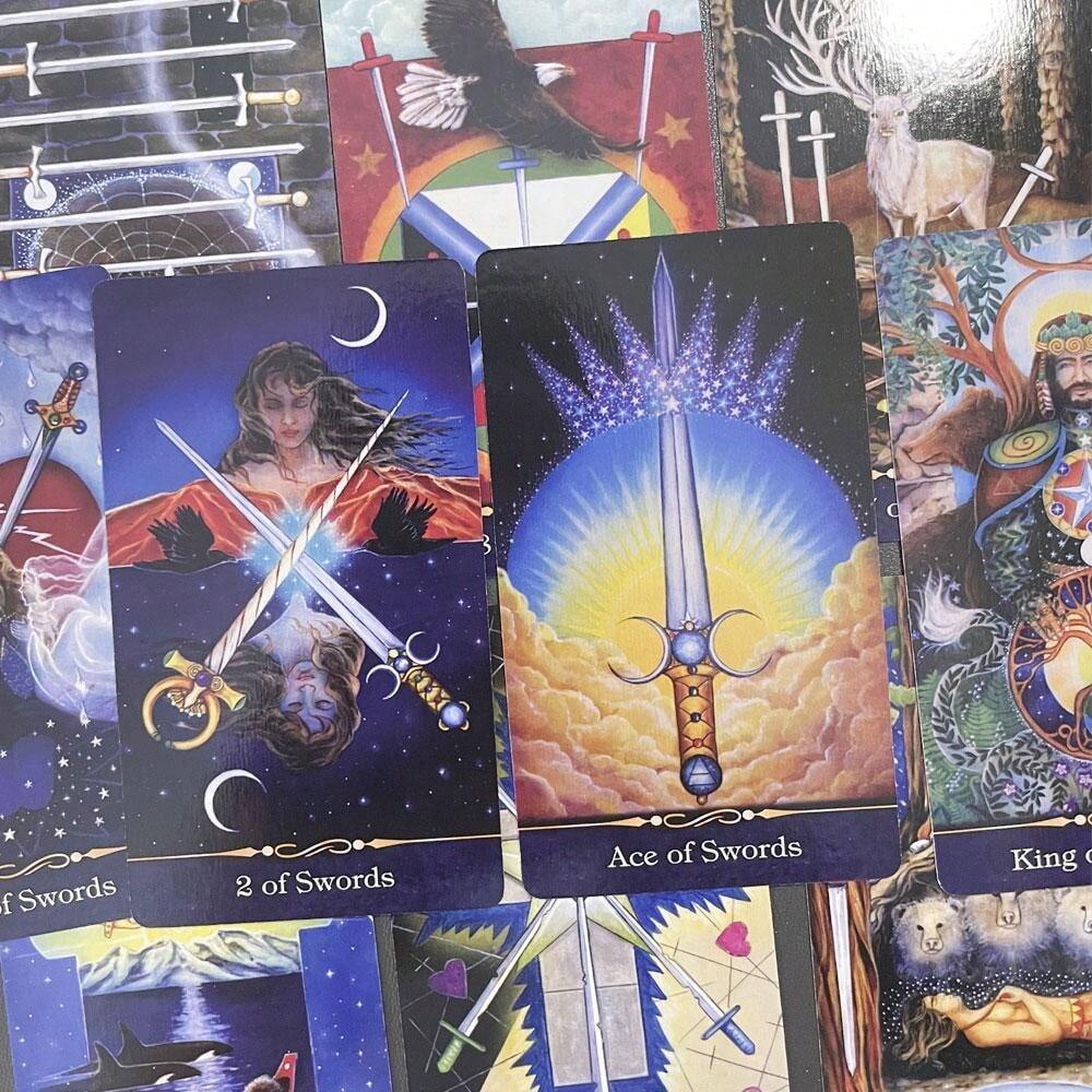 Tarot-Spiel 'Little Sister Tarot' – 78 Karten, Englische Version, Für Anfänger & Fortgeschrittene