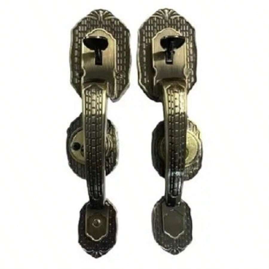 CHAPA PRINCIPAL GATILLO ANTIGUO CON 3 LLAVES - Café integral - Ver 1