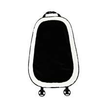 1pc Girly Pink Plush Car Seat Cushion, Warm Anti-Slip Comfortable Auto Seat Protector, Also Usable As Chair Pad