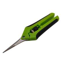 6.5 Inch Gardening Scissors Hand Pruner Pruning Shears Trimming Scissors With Straight Elbow Stainless Steel Blades For Plant